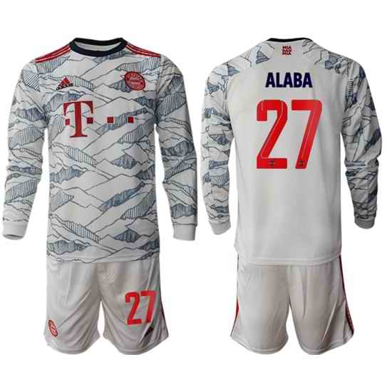 Men Bayern Long Sleeve Soccer Jerseys 521